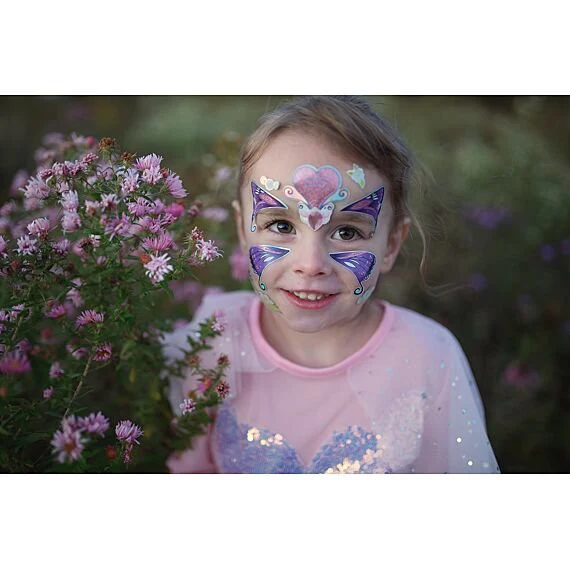 Gezichtstickers - Butterfly Fairy Face - Image 2