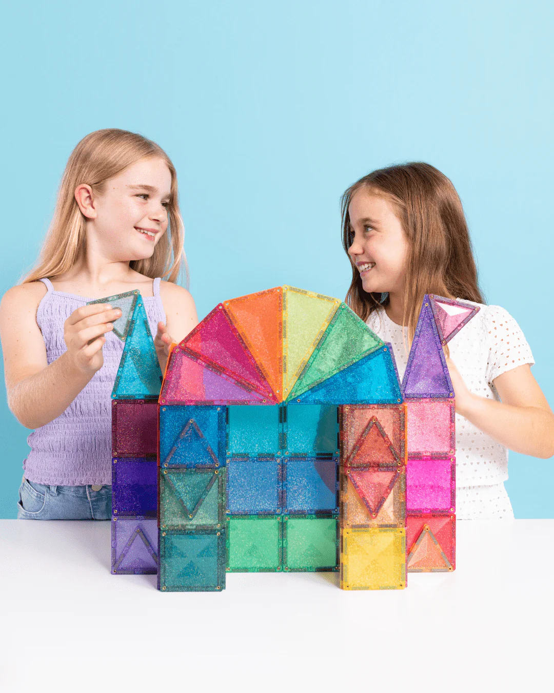 Magneettegels Glitter Castle Pack - set van 48 - Image 4