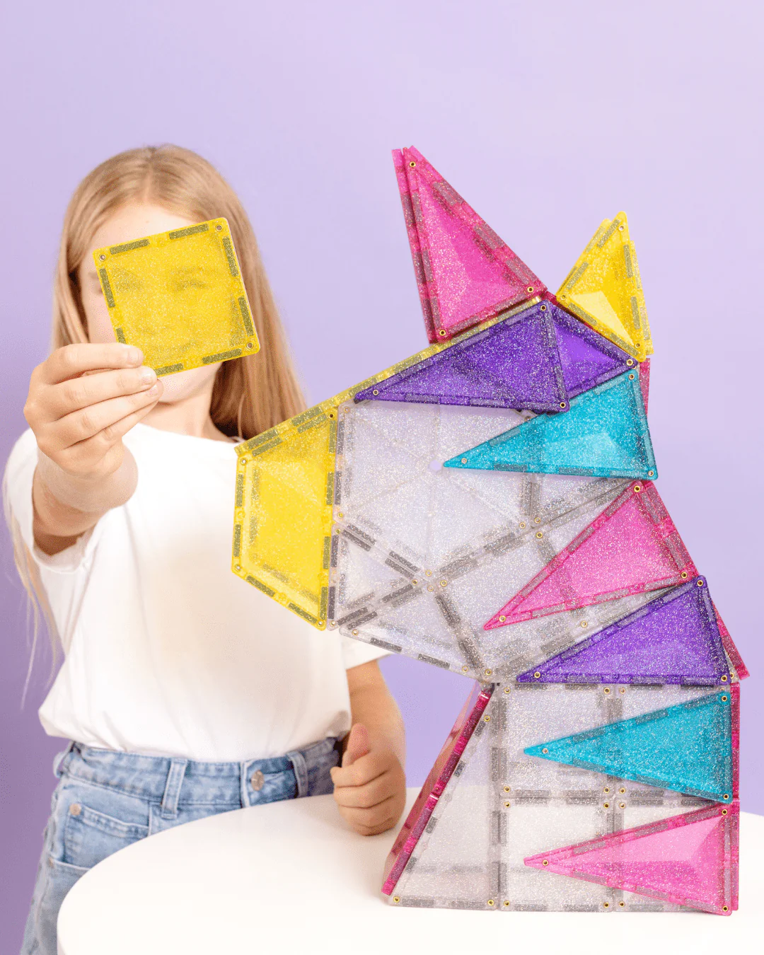 Magneettegels Glitter Unicorn Pack - set van 56 - Image 11