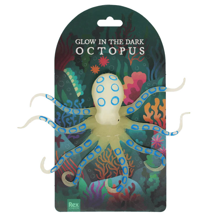 Glow in the dark squishy toy - Octopus