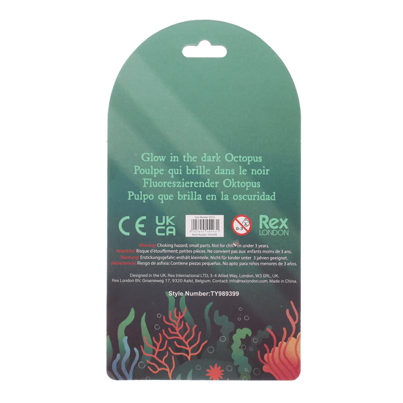 Glow in the dark squishy toy - Octopus - Image 4
