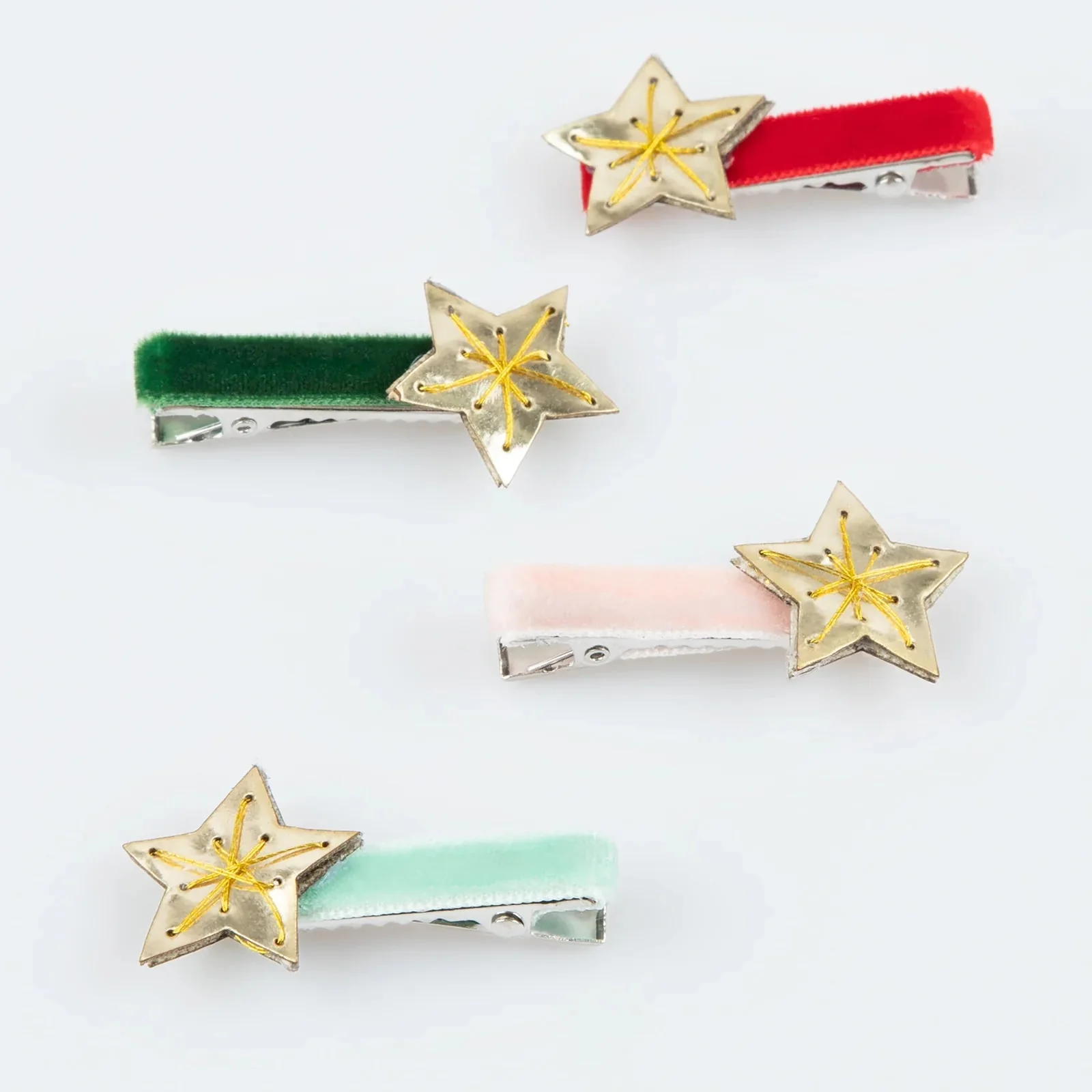 Haarspeldjes Gold Star Hair Clips - set van 8 - Image 4