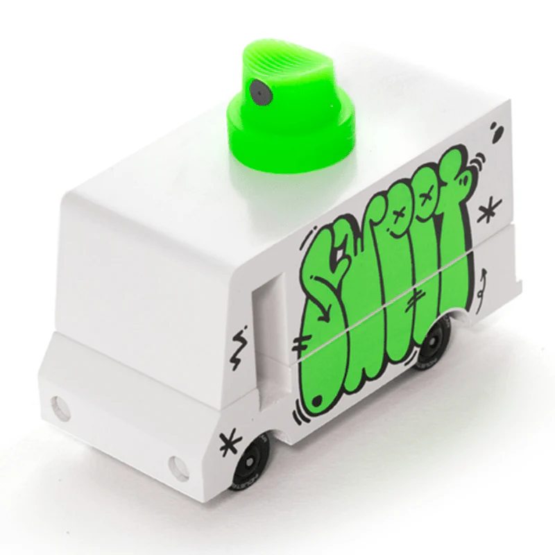 Graffiti Green (A808) 8,4X4,1X6,5Cm, Wooden Diecast, In Giftbox, - Image 2