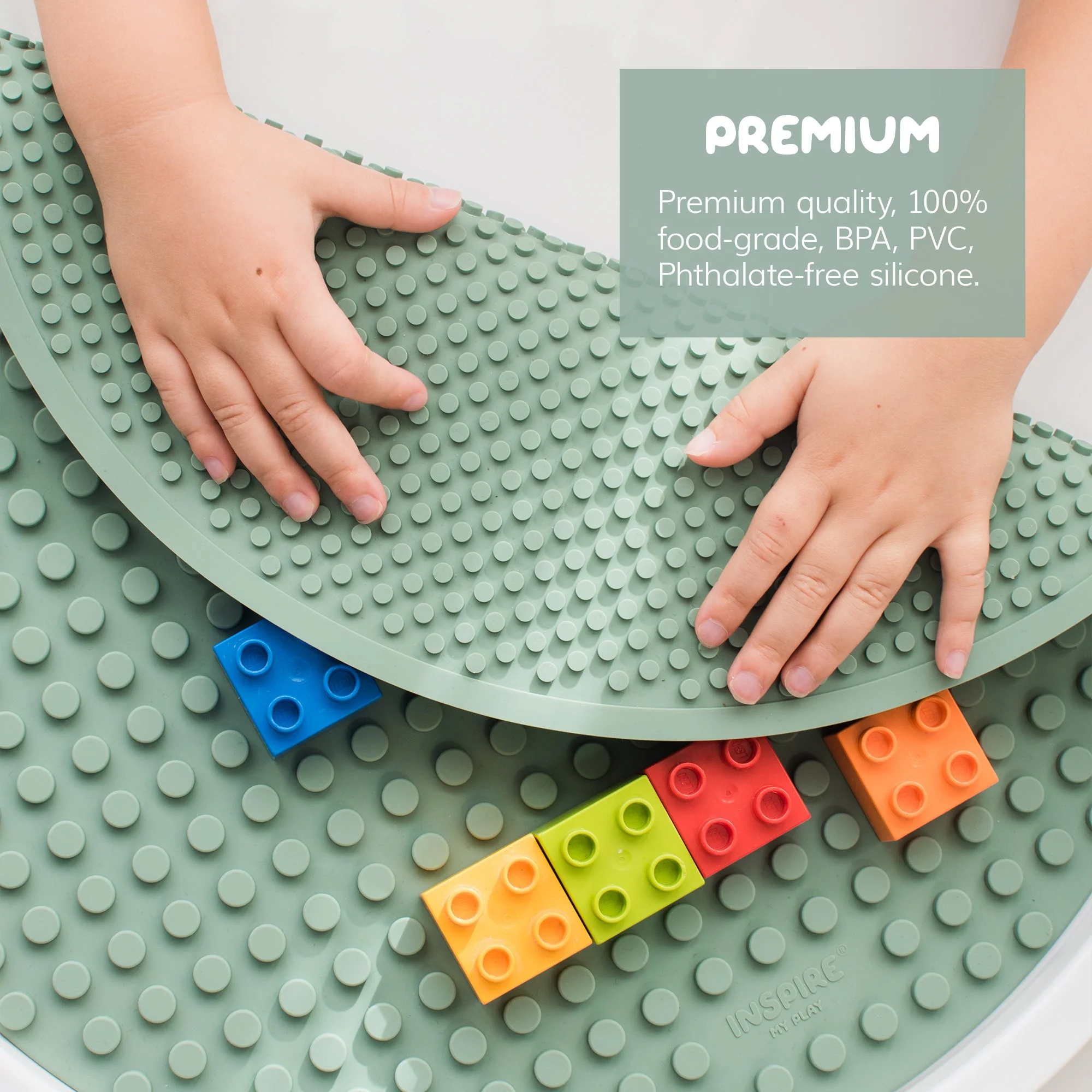 Building Block Mats Smoke Green - Image 2