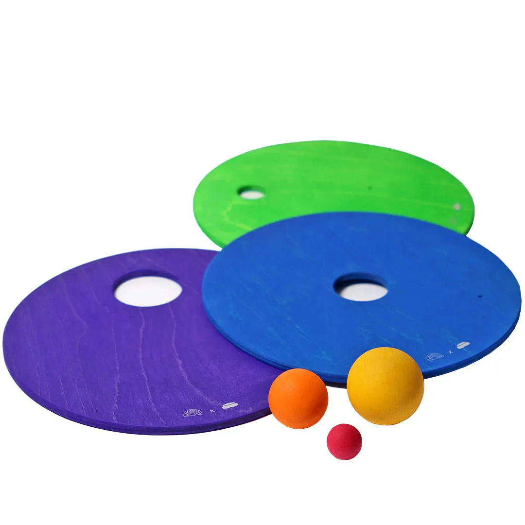 Grimms x Stapelstein® Set + Rolling Discs Cool Classic - Image 3