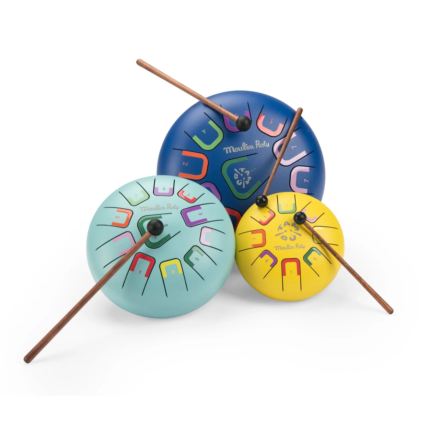 Grote tongtrommel Puce & Pilou - 24 cm - Image 4