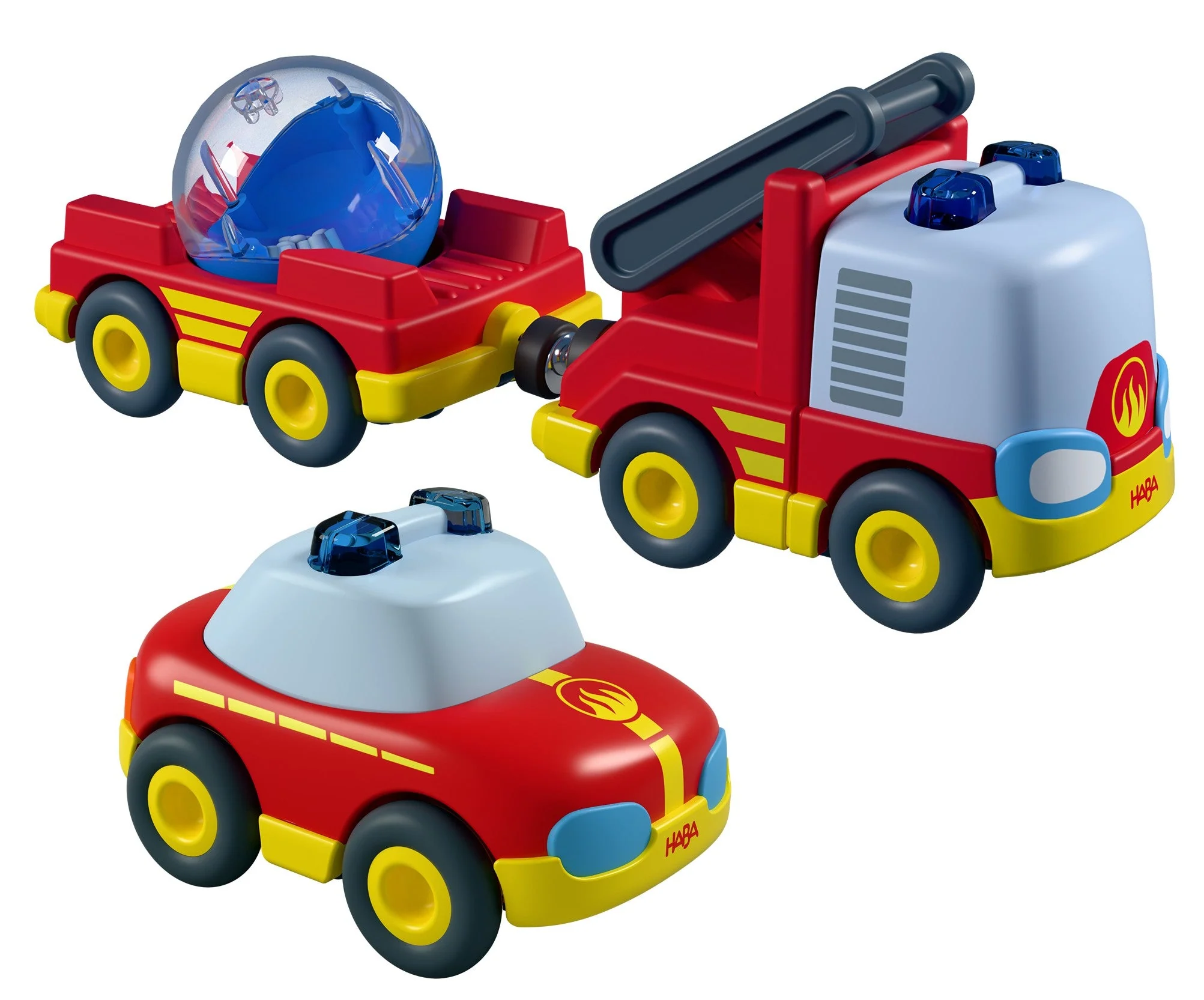 Haba Cars Brandweerset - set van 3 - Image 3