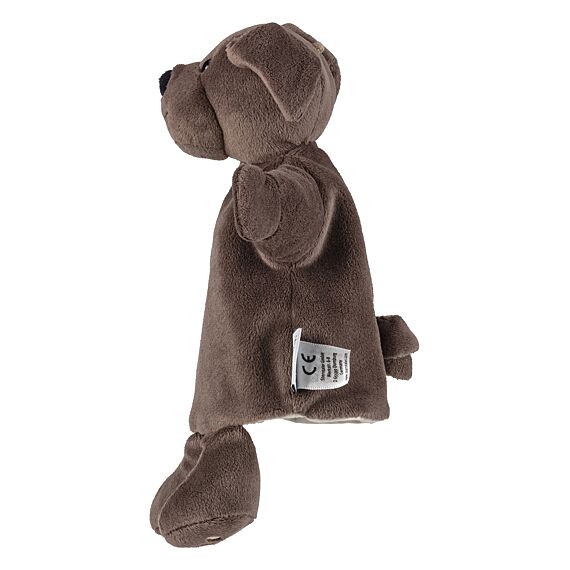 Handpop En Knuffeltje Hond - 23 cm - Image 3