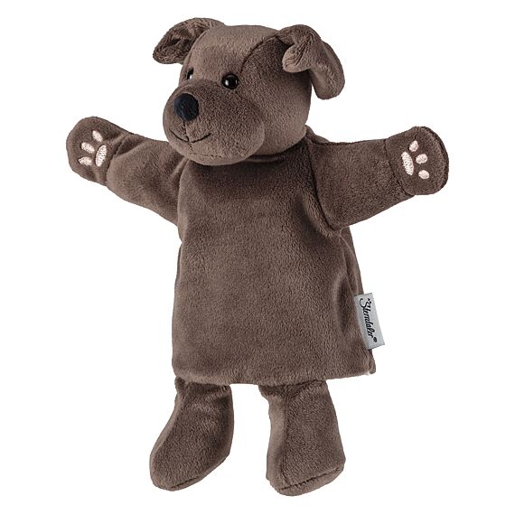 Handpop En Knuffeltje Hond - 23 cm - Image 6