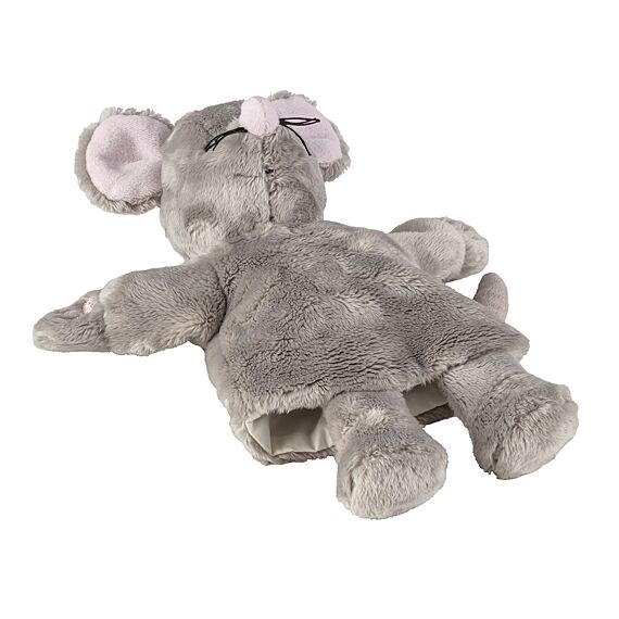 Handpop En Knuffeltje Muis - 34 cm - Image 6