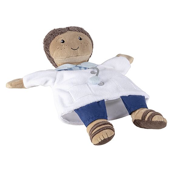 Handpop Voor Kinderen Dokter - 34 cm - Image 4