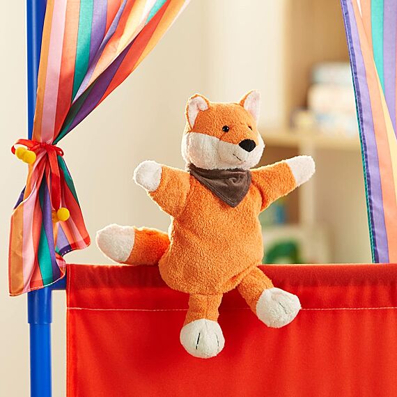 Handpop Voor Kinderen Vos - 32 cm - Image 2