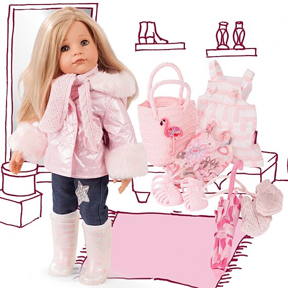 Staande pop Hannah Het Jaar Rond met accessoires - 50 cm - Image 10