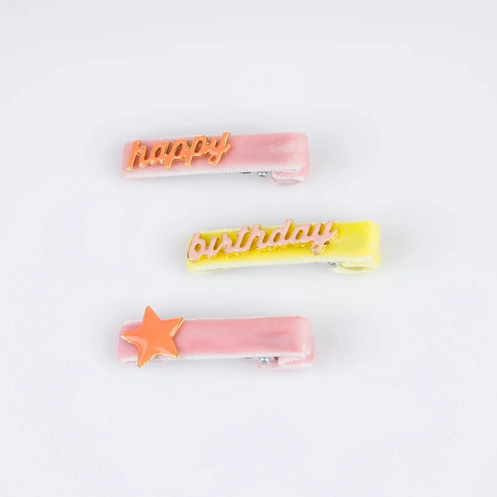 Haarspeldjes Happy Birthday Enamel Hair Clips - set van 6 - Image 4