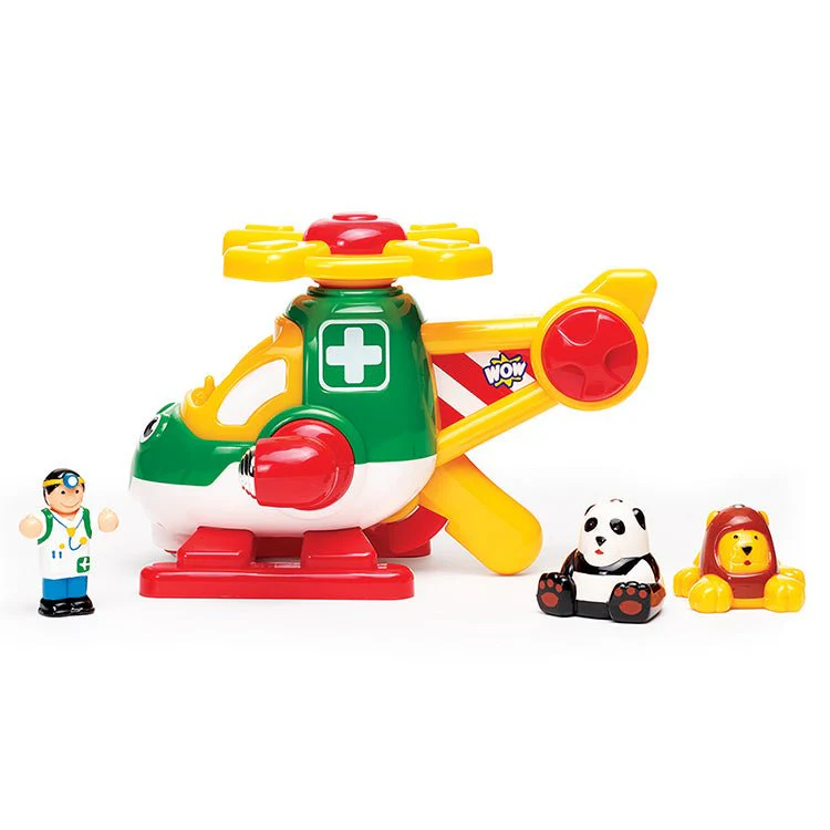Speelgoedhelicopter Harry Copter Animal Rescue - set van 4