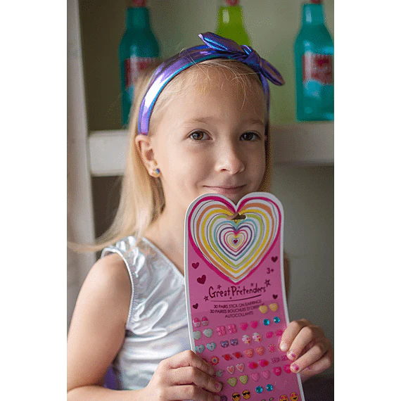 Heart Sticker Plakoorbellen - 30 Paar - Image 3
