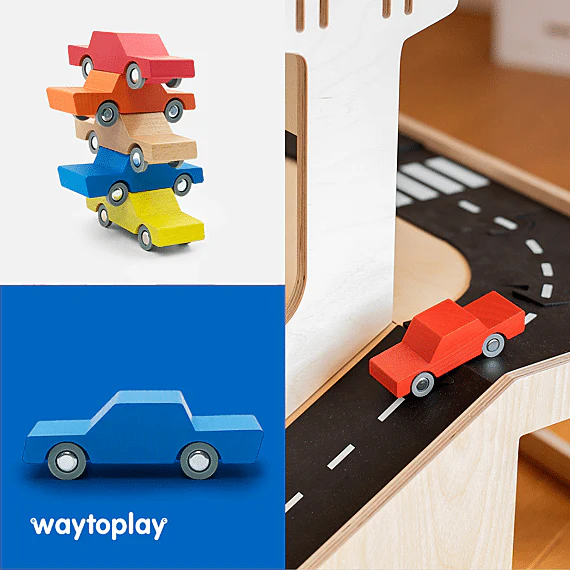 Heen En Weer Waytoplay Auto | Oranje - Image 5
