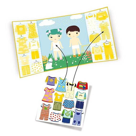 Herbruikbare Stickerset - Kleding - Image 3