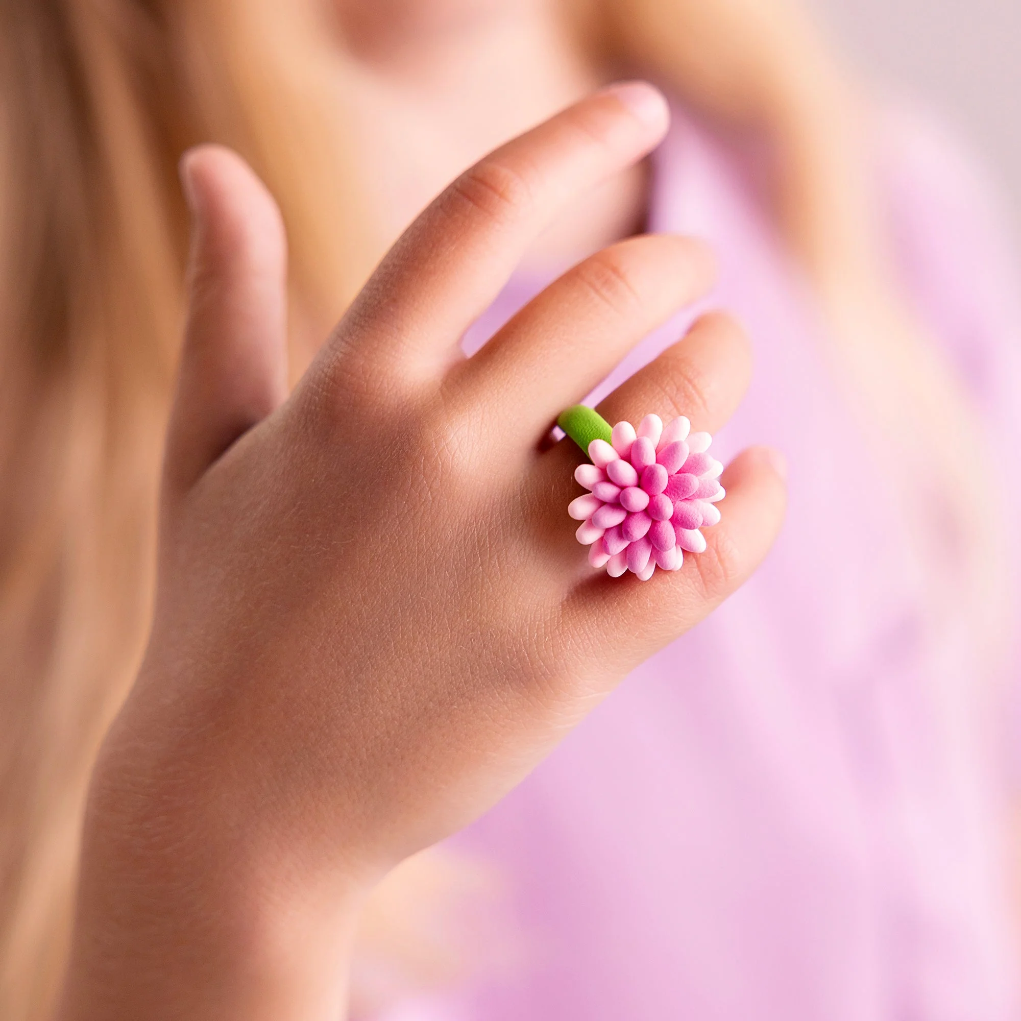 Kleiset Bijoux Rings Flower - 3 potjes - Image 4