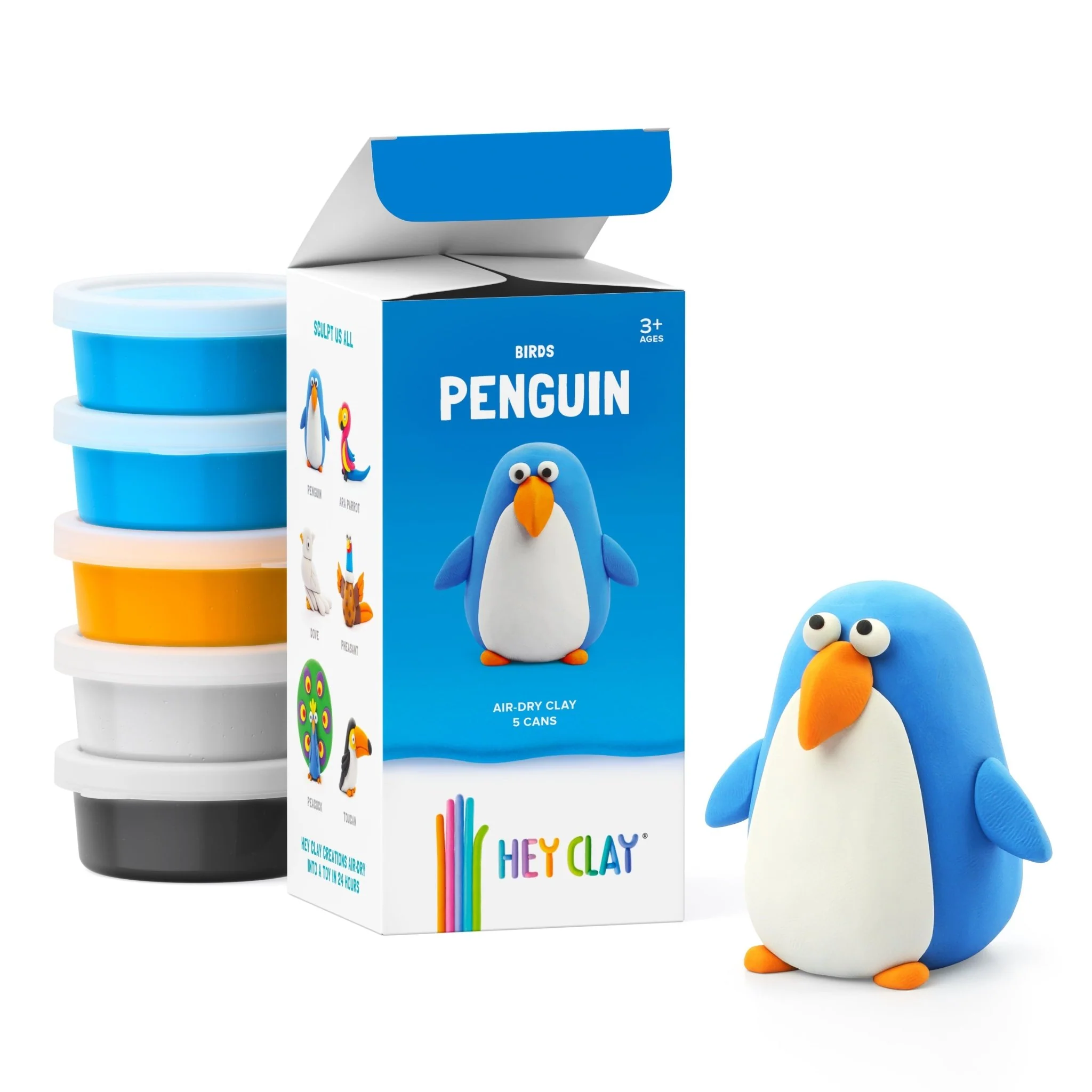 Kleiset Birds Penguin - 3 potjes - Image 3