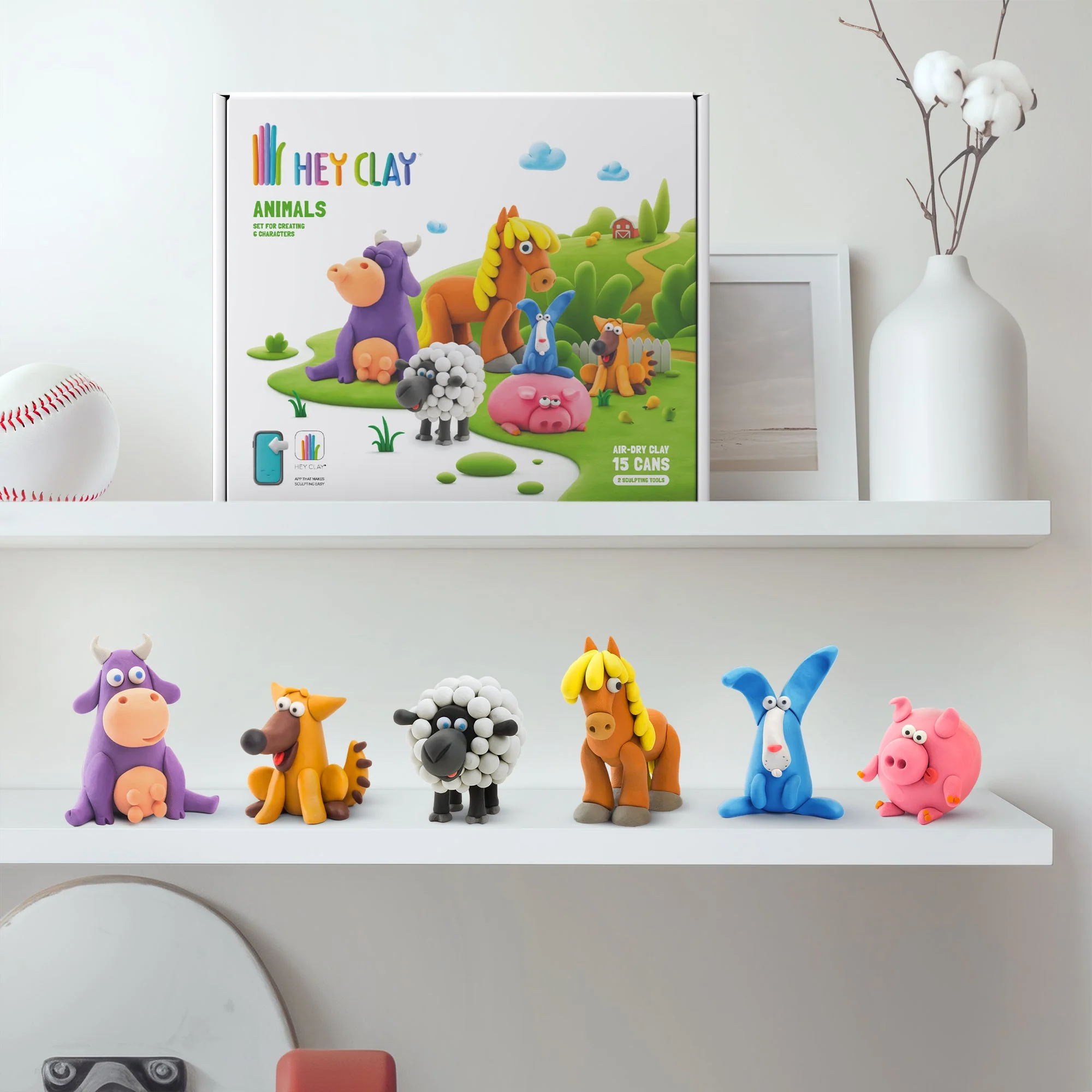 Kleiset Farm Animals - 15 potjes - Image 5