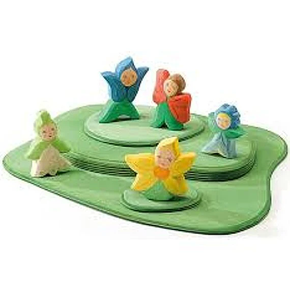 Houten Figuur - Bloemenkind Zonnebloem - Image 2