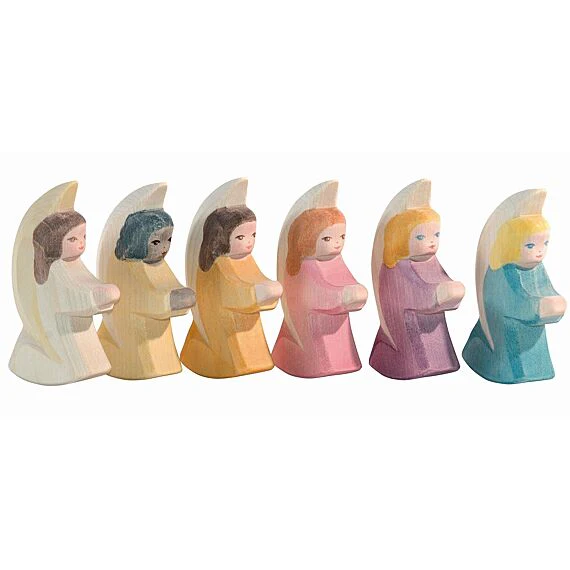 Houten Figuur - Engeltje Wit - Image 2