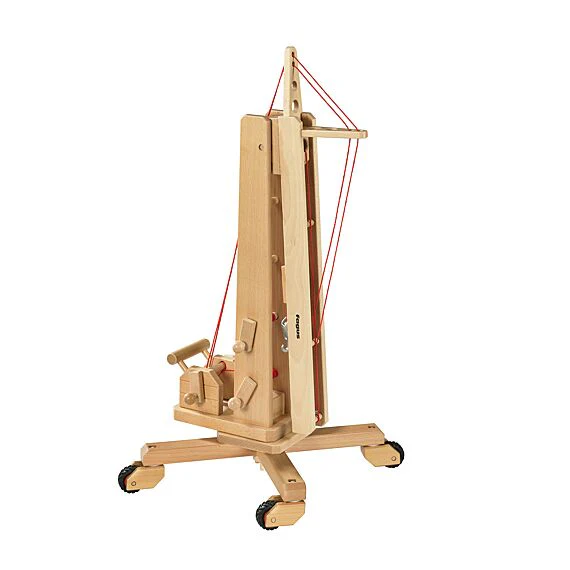 Houten hijskraan - 75 cm - Image 4