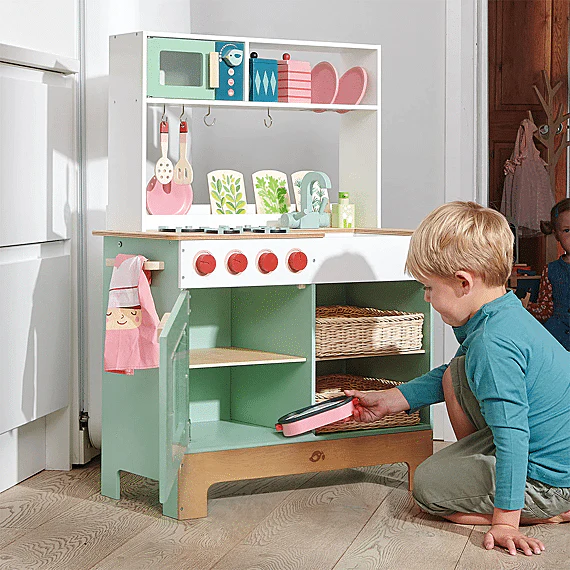 Houten Keuken Met Accessoires - Tender Leaf Toys - Image 3