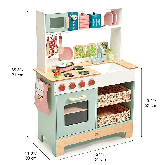 Houten Keuken Met Accessoires - Tender Leaf Toys - Image 8