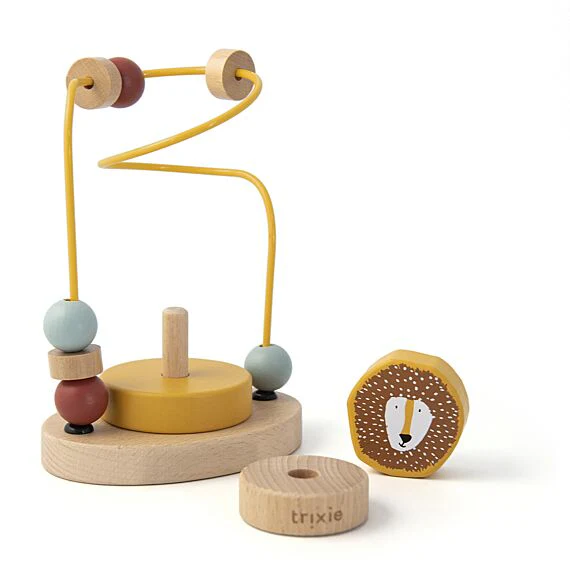 Houten Kralenframe - Mr. Lion - Image 3