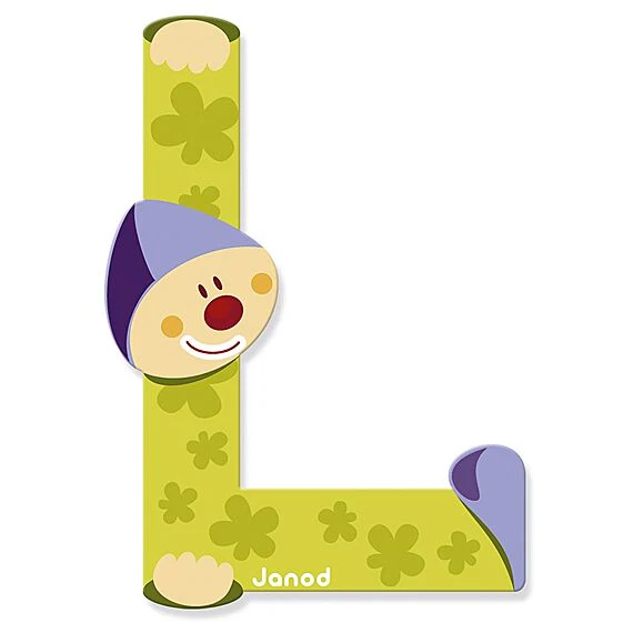 Houten Letter Clown - L - Image 2