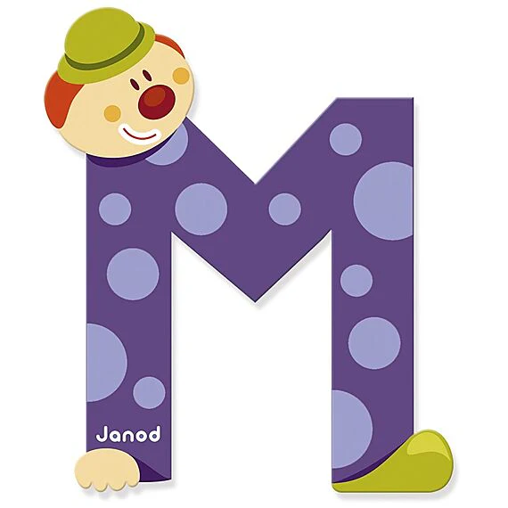 Houten Letter Clown - M - Image 2