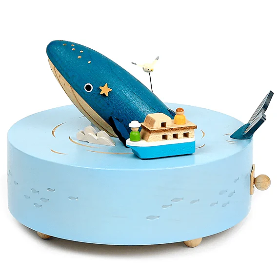 Houten Muziekdoos Whale Watching N°32