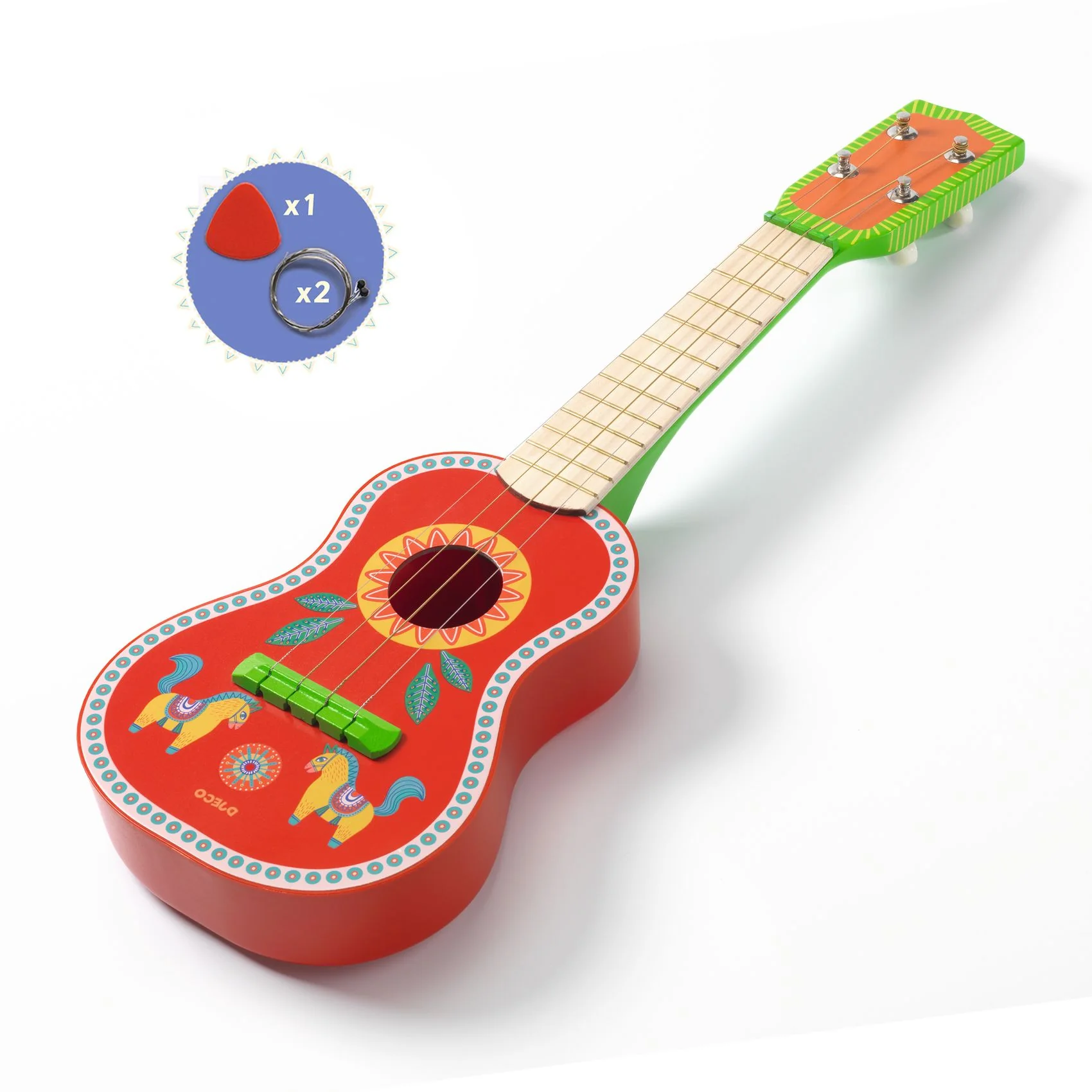 Houten Muziekinstrument Animambo Ukelele