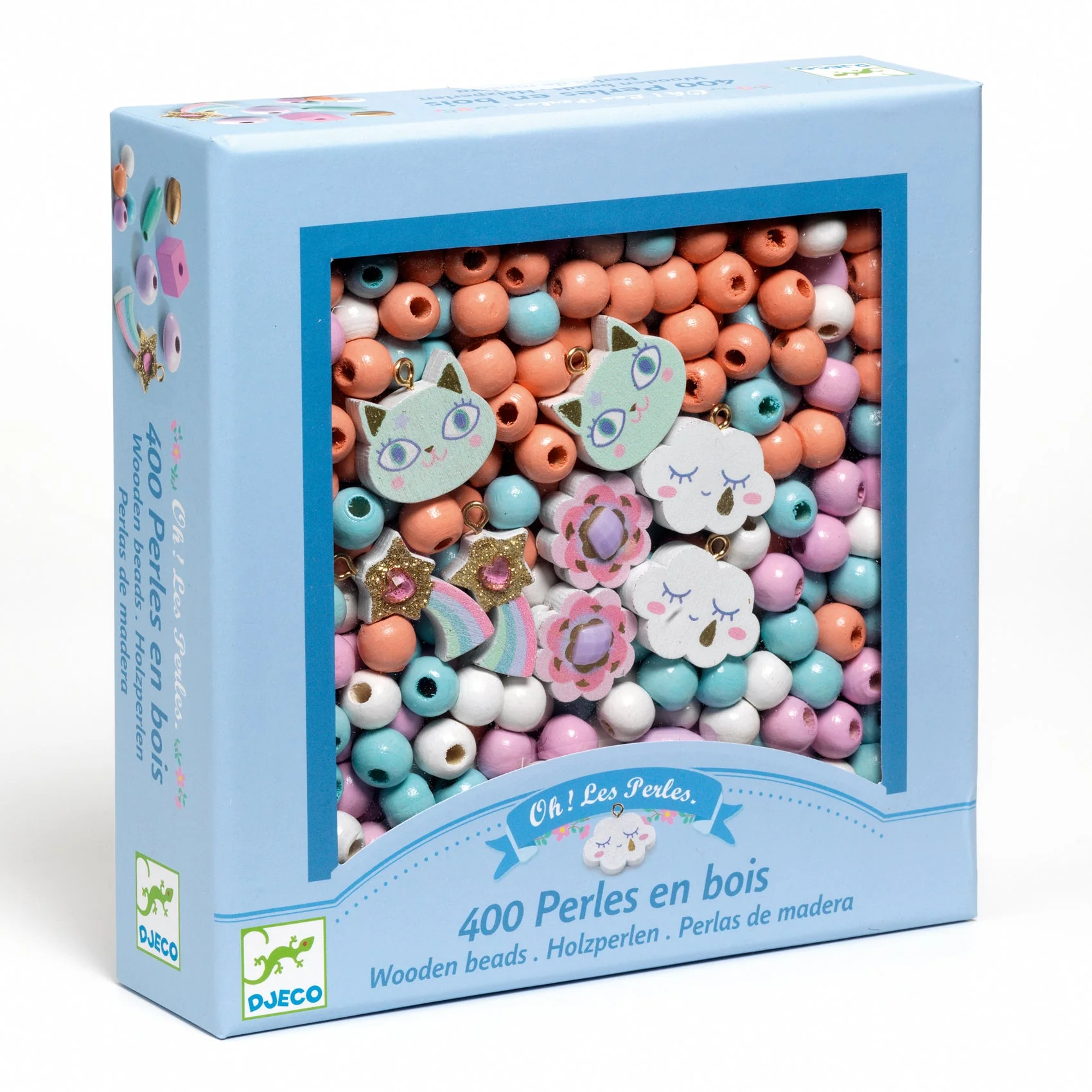 Set Houten Parels Regenboog Kawai - set van 450 - Image 5