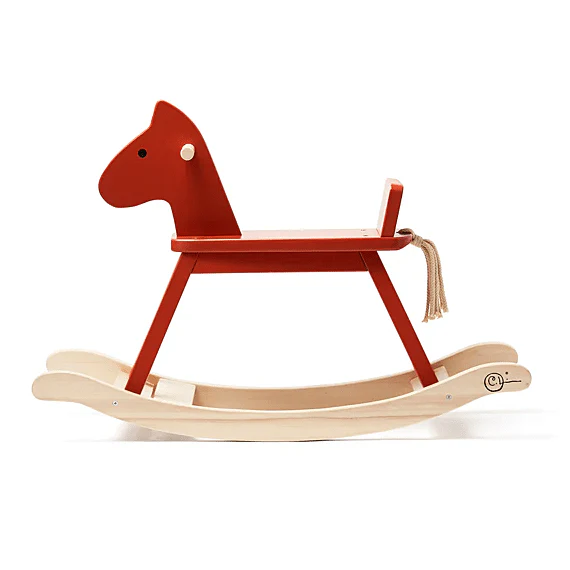 Houten Schommelpaard - Red Orange - Image 7