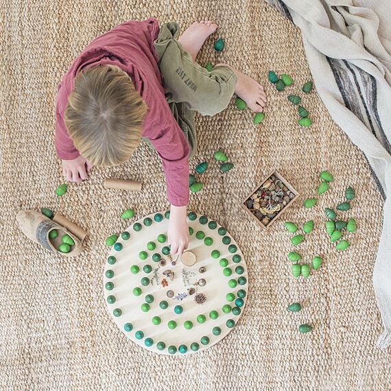 Houten Set Mandala Tree - Set van 36 - Image 2