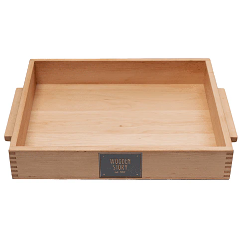 Houten Speelbak Montessori Tray Large