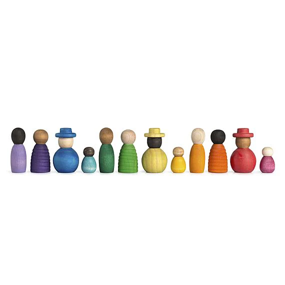 Houten Speelfiguren Together - set van 12 - Image 6