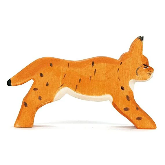 Houten Speelfiguur - Lynx Lopend - Image 2