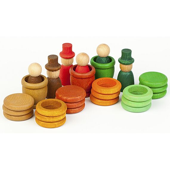 Houten Speelset Aguamarina Autumn - Set van 27