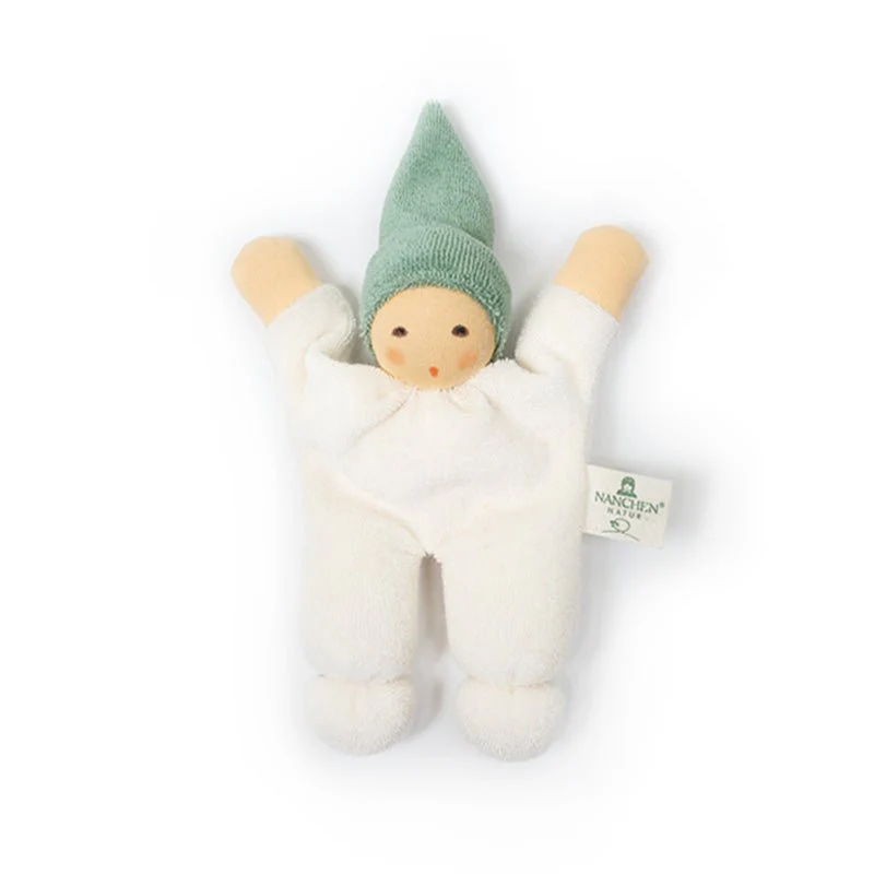 Muziekknuffel Nucki in bedje Salie - 22 cm - Image 2