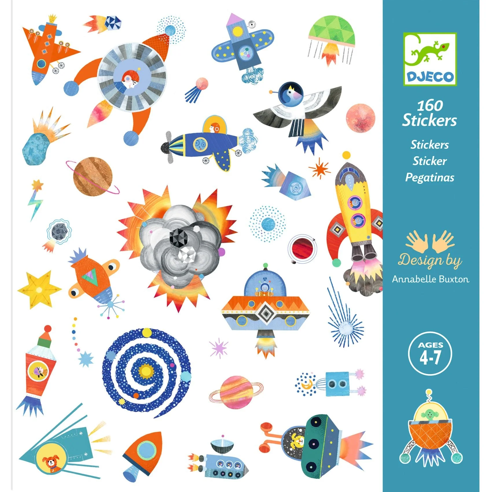 Stickerset Interstellaire - set van 160