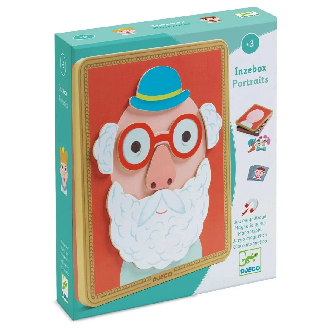 Magnetische Puzzel Inzebox Portraits - 36 stukjes