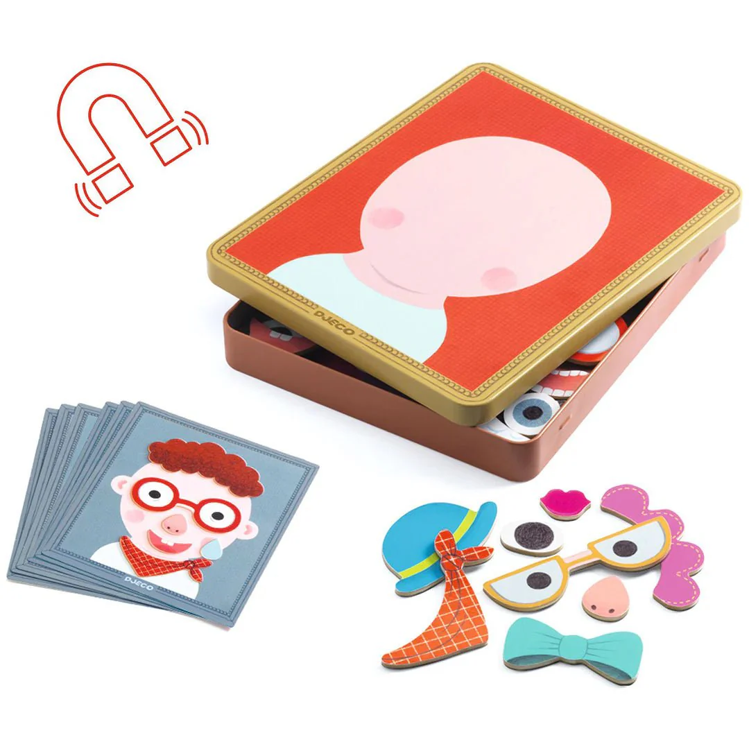 Magnetische Puzzel Inzebox Portraits - 36 stukjes - Image 2