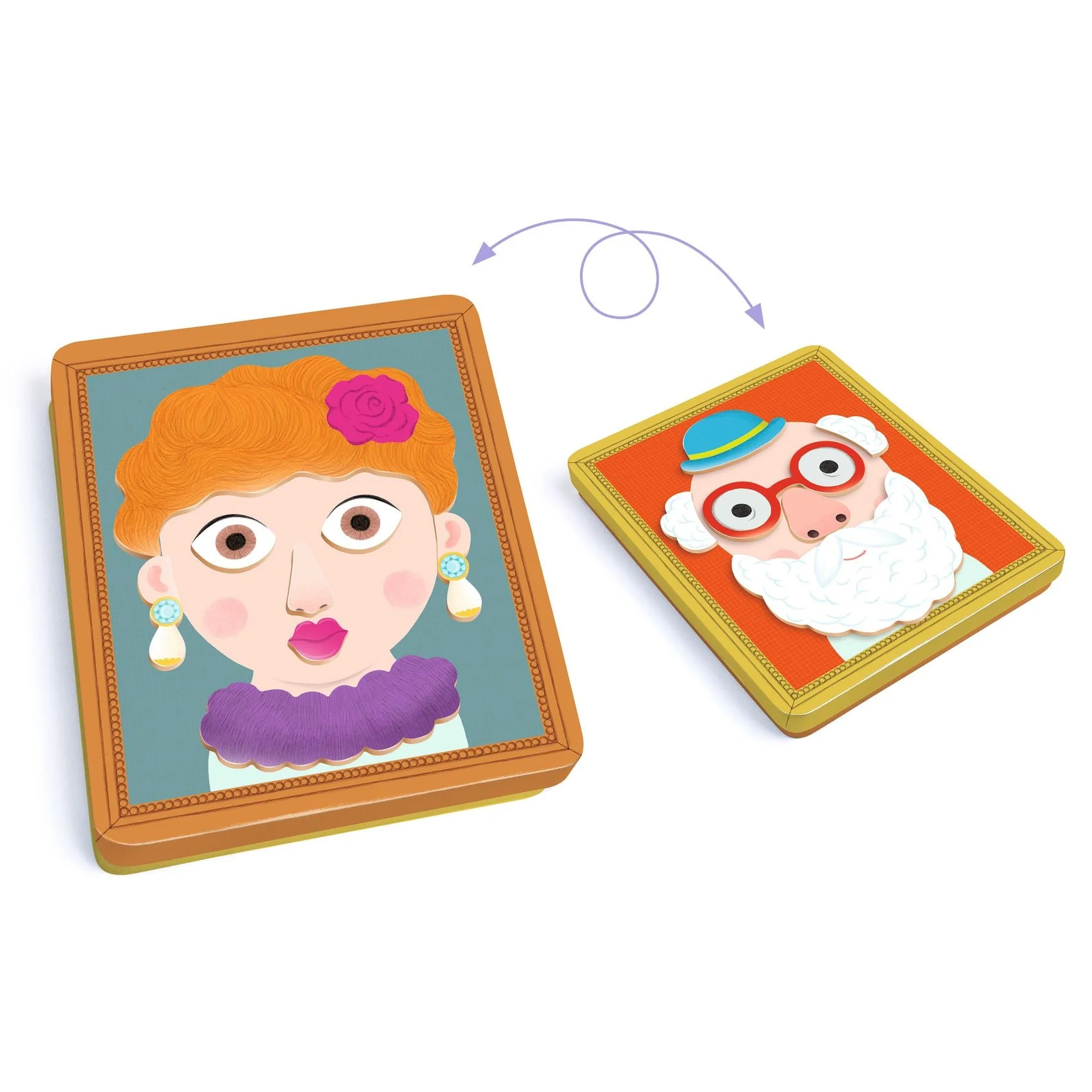 Magnetische Puzzel Inzebox Portraits - 36 stukjes - Image 5