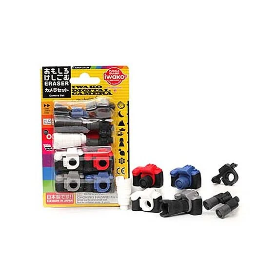 Iwako - Blister Pack - 9 St. - Camera