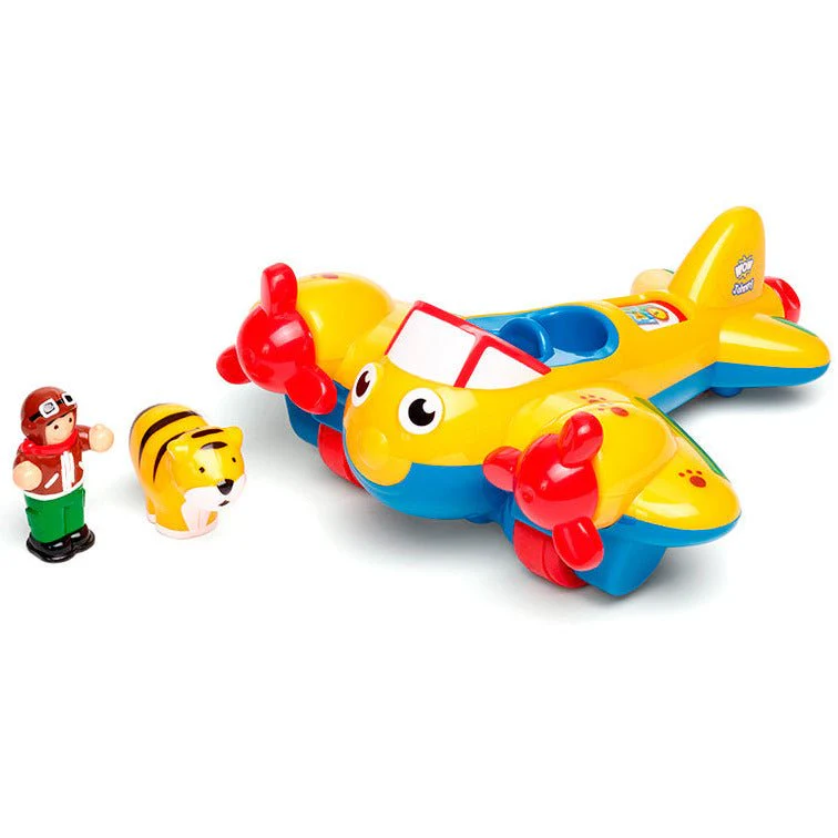 Speelvoertuig Johnny Jungle Plane - set van 3