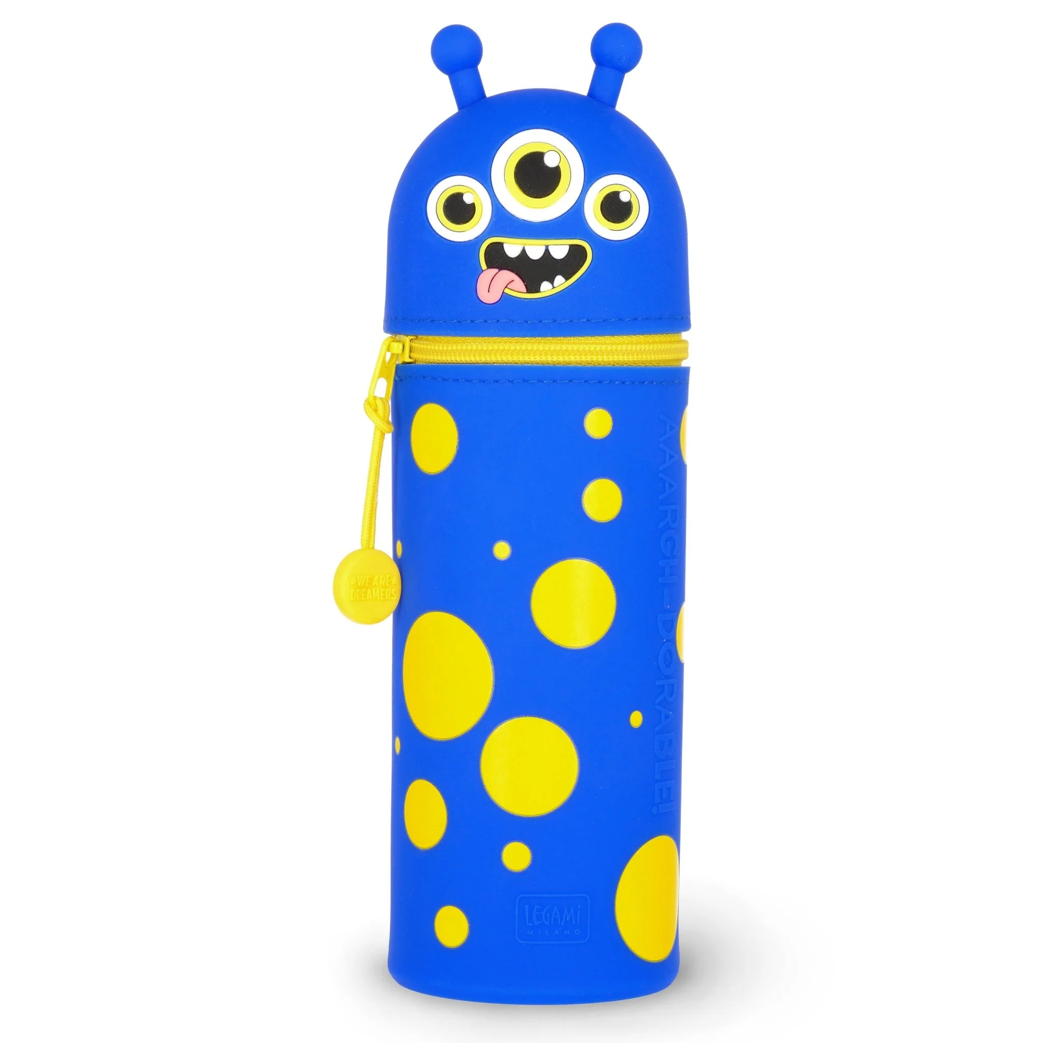 Siliconen 2-in-1 Kawaii Pennenzak - Monster